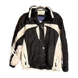 Vintage Couloir Fusion Black White & Tan Ski Snow Jacket​